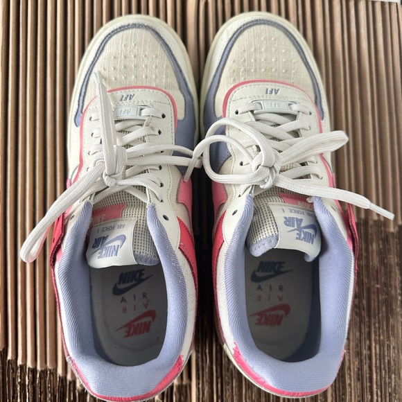 No Box- Nike Air Force 1 ’07 Rare Colorway – Pink, Lilac & Cream – Size 8.5 US - Picture 6 of 6